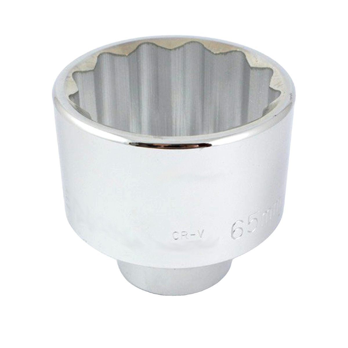 Import Stecknuss Geko G14165 65 Mm 12-Kant Chrom-Vanadium-Stahl