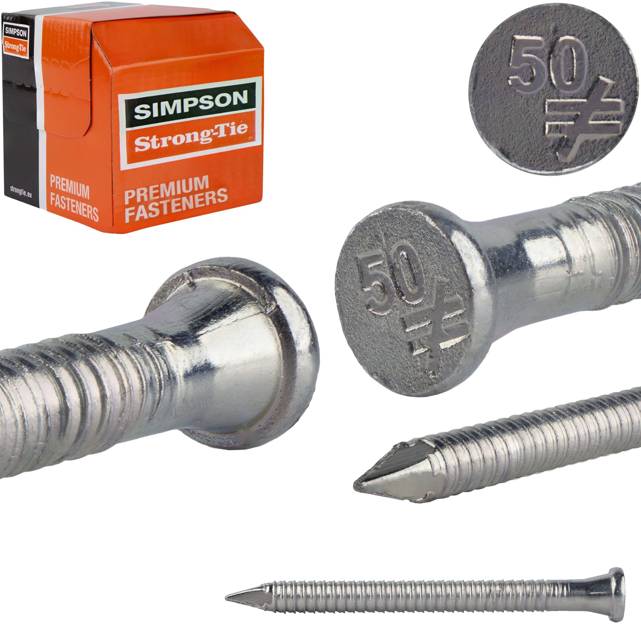 Simpson Strong-Tie Gmbh Simpson Kammnägel Cna Für Holzverbinder Stahl Verzinkt 4,0 X 50 Mm - 250 Stück - Image 2