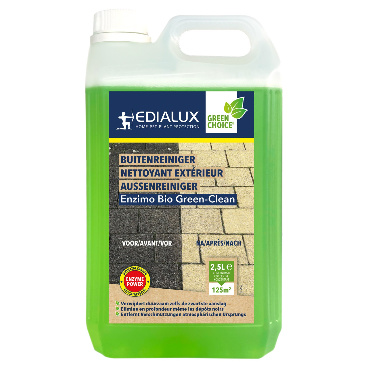 Edialux Stein- & Terrassenreiniger Enzimo Bio Green-clean 2, 5 L