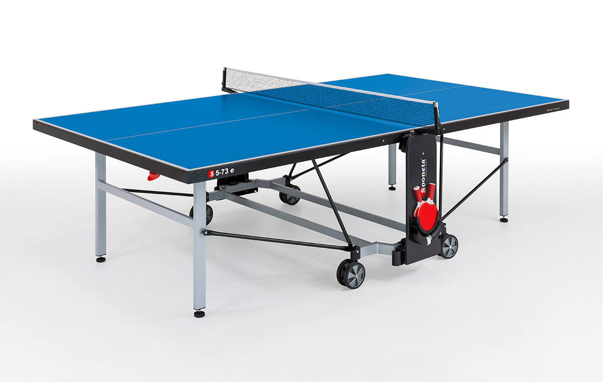 outdoor Tischtennisplatte Sponeta S 5-73 e blau Set  Tischtennistisch wetterfest - Image 3
