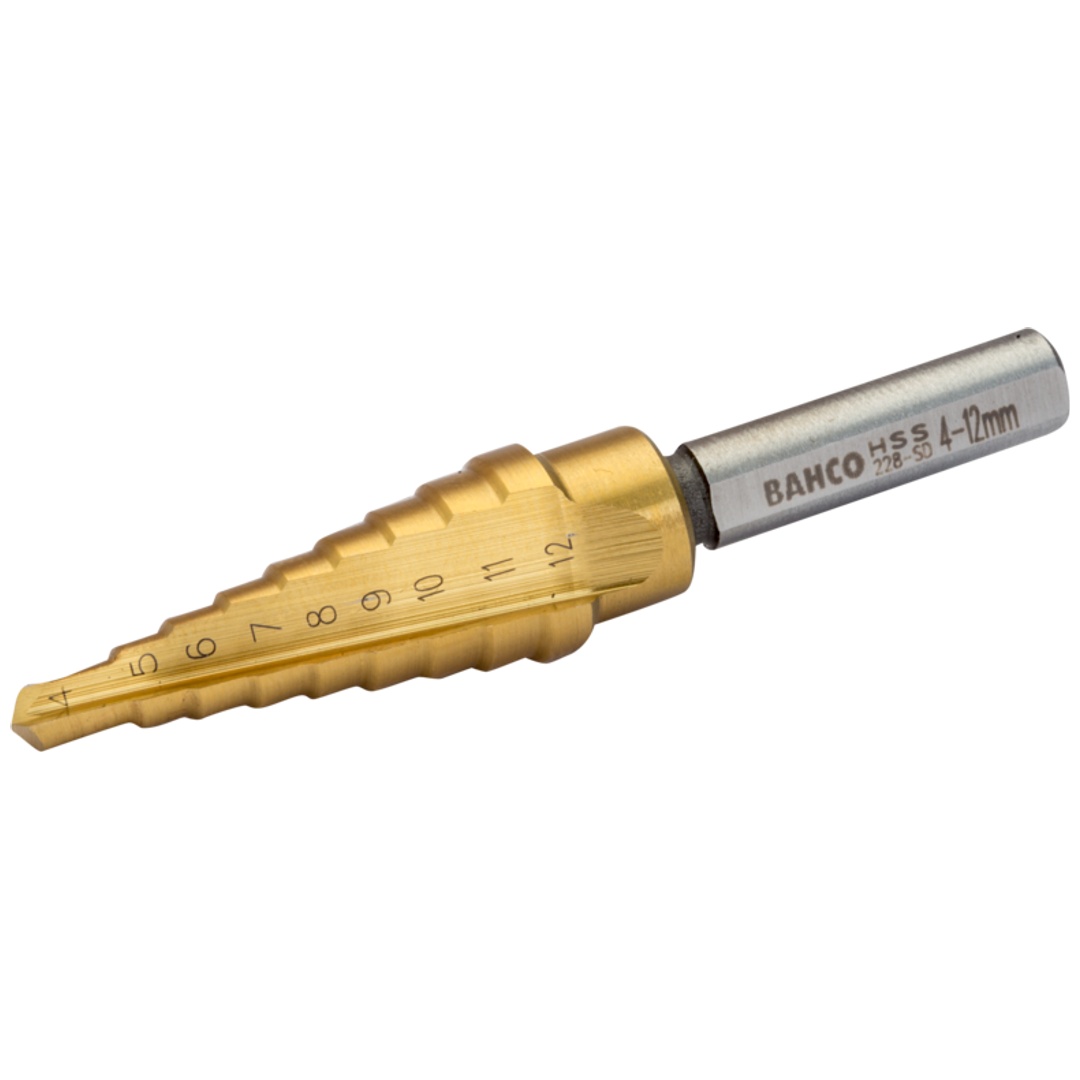 Bahco Stufenbohrer Für Metallbleche, 4 Mm - 12 Mm - Bild 3
