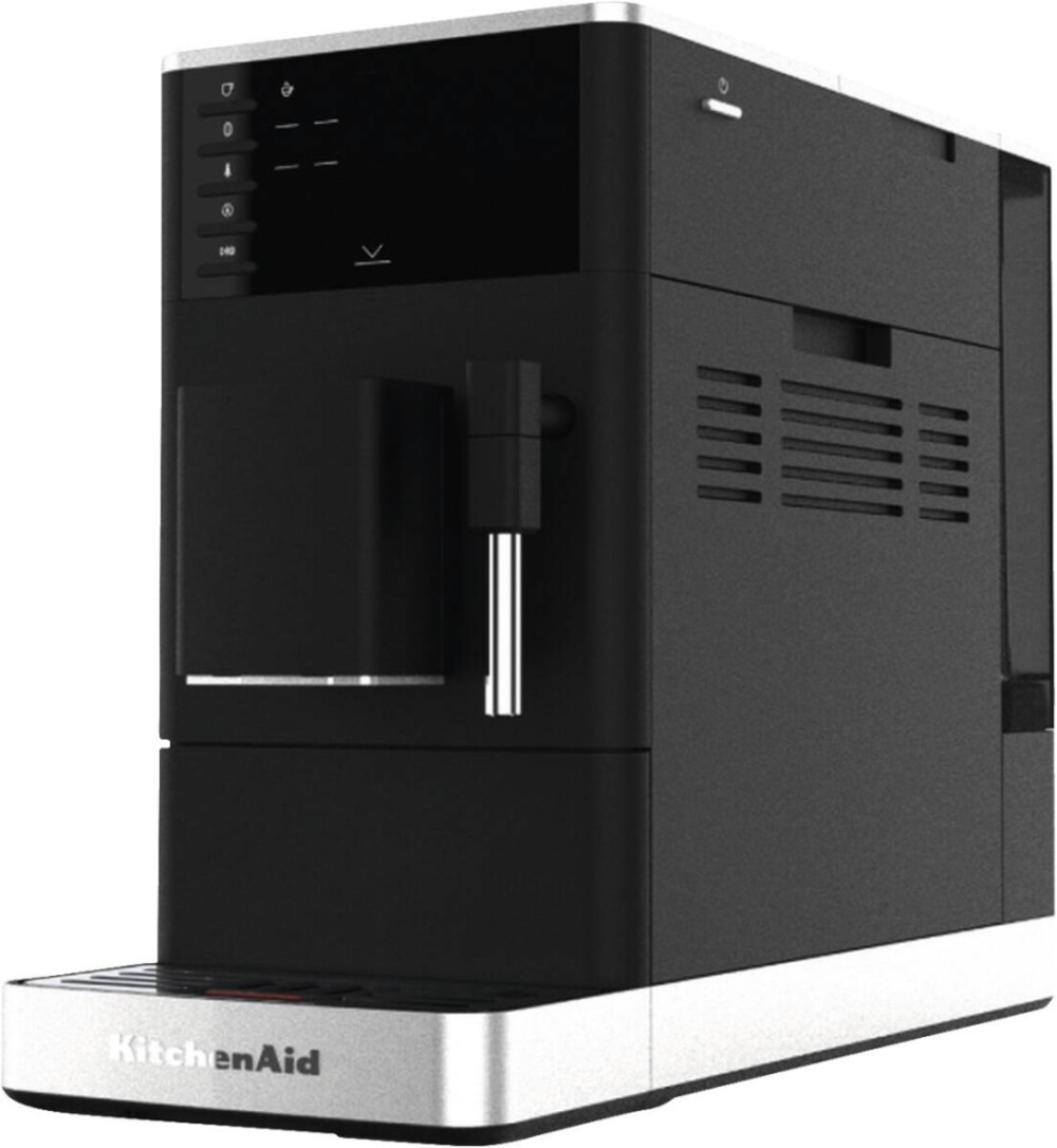 KitchenAid KF2 Kaffeevollautomat 5KES8452, Matt Schwarz | Iced Coffee-Funktion, IntelliGrind-Mahlwerk, Panarello-Dampfdüse, LED-Display, 15-18 Bar - Bild 5