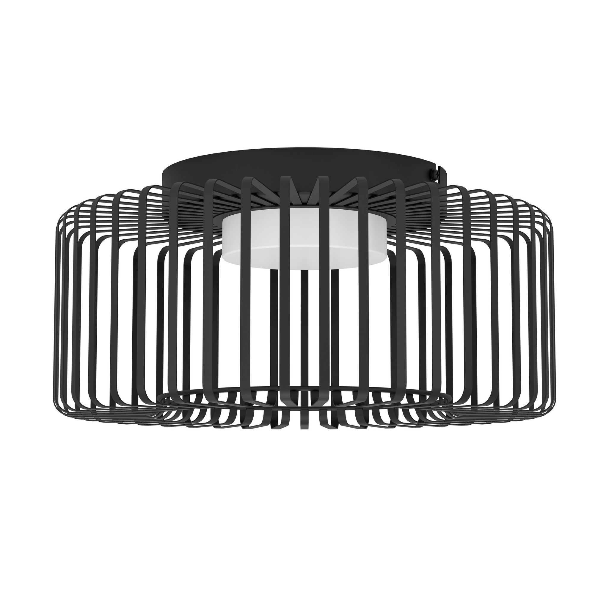 Connect Led Deckenleuchte Ginestrone-z Schwarz Ø 45 Cm Deckenlampen & Kronleuchter - Eglo