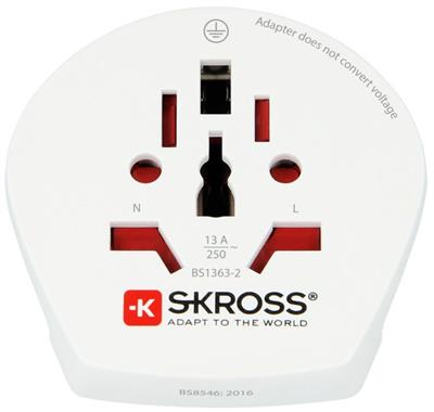 Skross Country Adapter World To Europe (16A) Reiseadapter Größe 2 - Bild 4