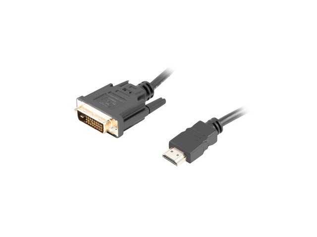 Adapterkabel HDMI-DVI-D(24+1) 1,8m schwarz CA-HDDV-20CU-0018-BK - Bild 5