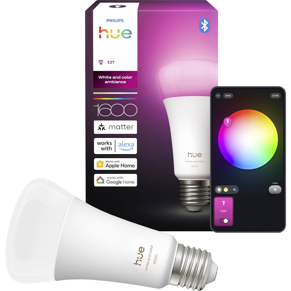 Philips Licht Led-Leuchtmittel 929003853601 Eek: D (A - G) Hue White & Col. Amb.
