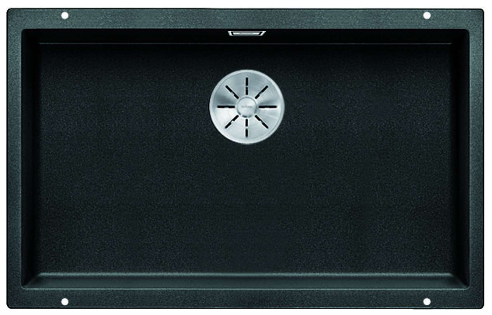 Blanco Schwarz Subline 700 - Silgranitspüle, 73X46 Cm, 526001
