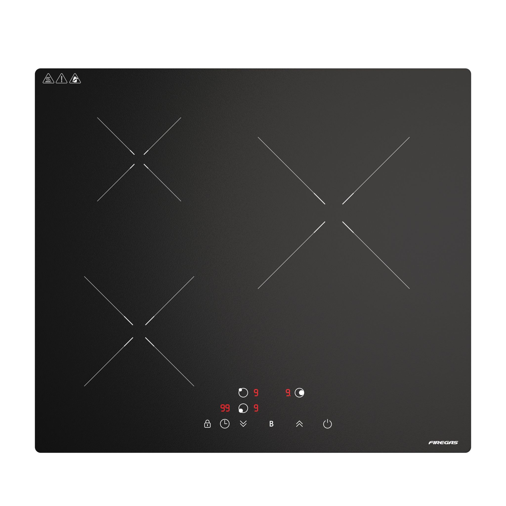 Table Induction Firegas 60 Cm – 3 Foyers