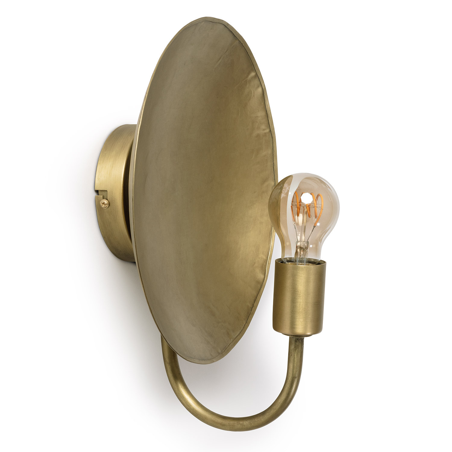 Ledkia - Lampe Murale Métal Anusha Doré
