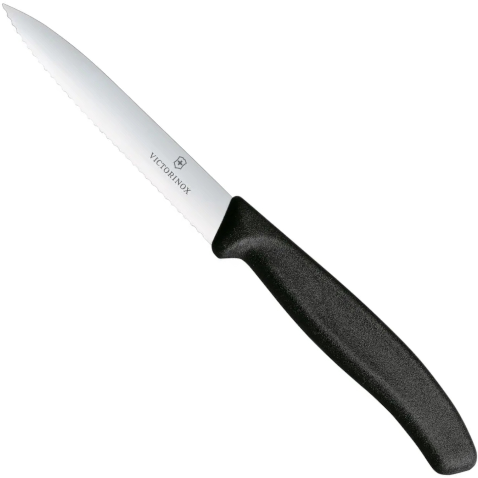 Victorinox Swiss Classic, Gemüsemesser, 10 Cm, Wellenschliff, Schwarz - Bild 3