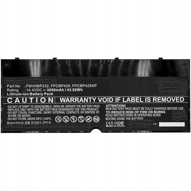 Microbattery Coreparts 44Wh 14,4V 4-Zellen-Akku Mbxfu-Ba0027