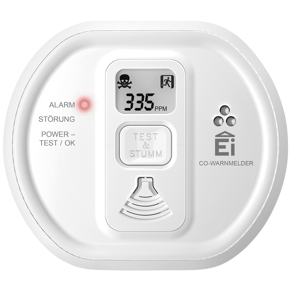 Ei Electronics Ei208d Kohlenmonoxidmelder, Co-Melder Mit Lcd-Display Und Batterie Für Jahre, Stand-Alone-Gerät, Weiß Größe 10 - Image 4