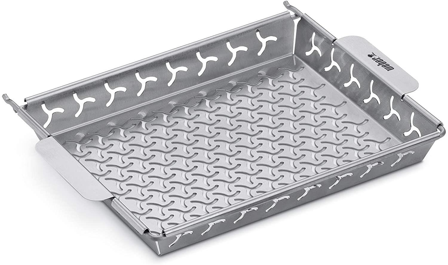 Etgs Grillkorb Mit Halter Edelstahl - Weber