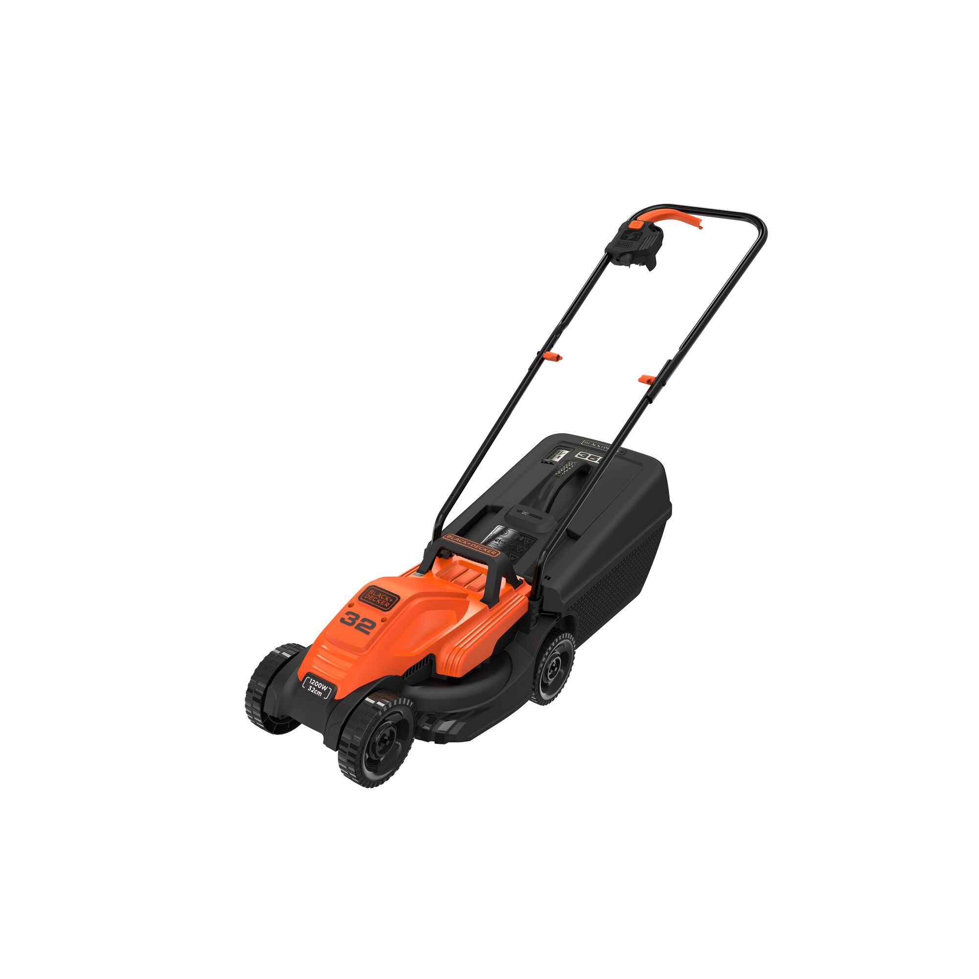 Black & Decker Black+Decker Gartenmaschinen - Elektro-Rasenmäher 1200 W, Schnittbreite 32 Cm Bemw451-Qs