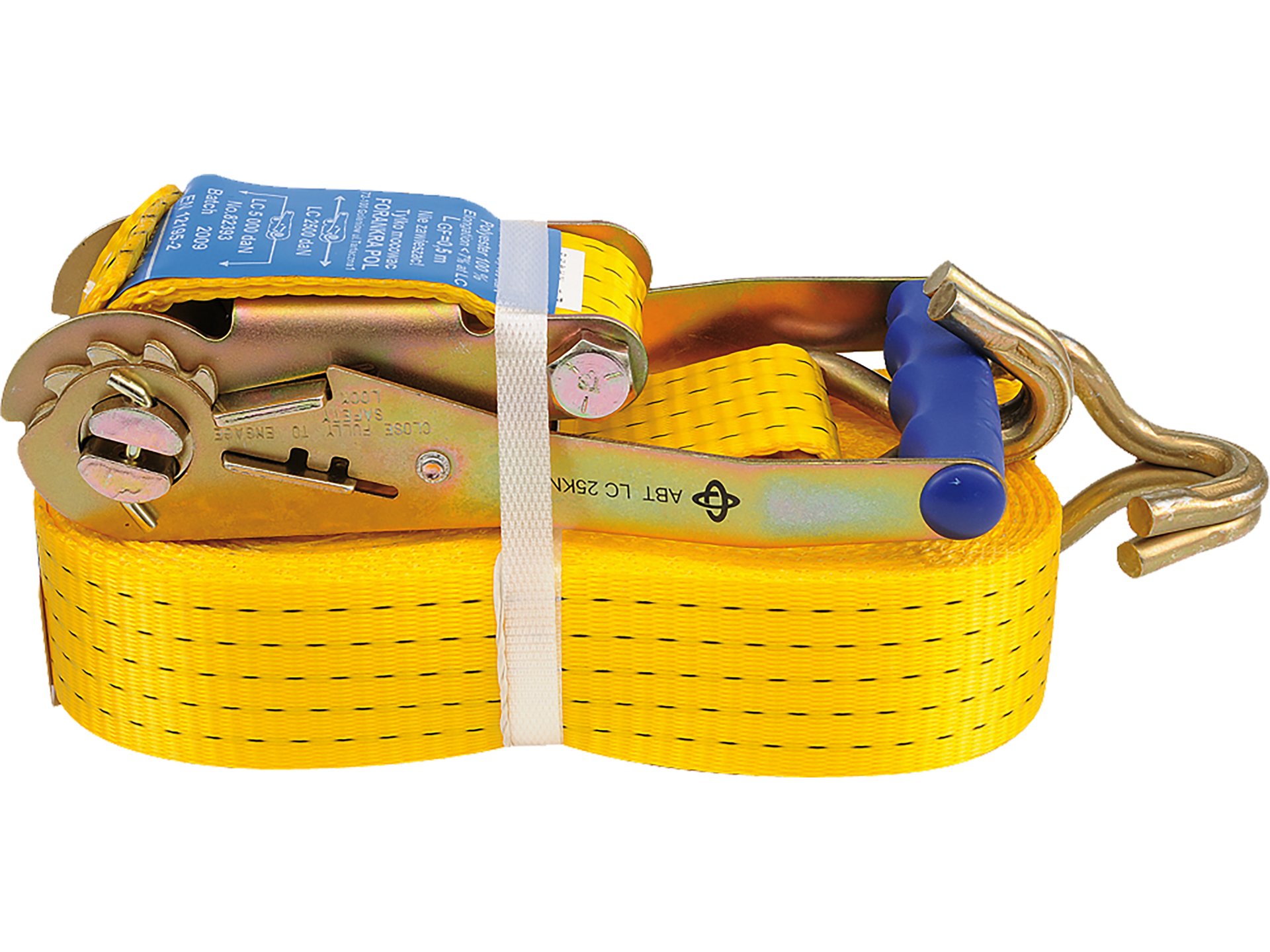 Yato Gelb Zweiteiliges Spanngurt-Set 6 M, 50 Mm, 2500 Dan