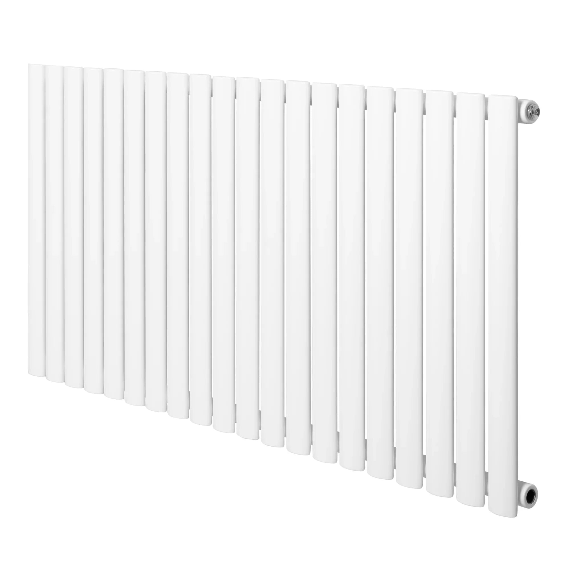 Monster Shop Oval Single Column Radiator - 600 X 1200mm - White