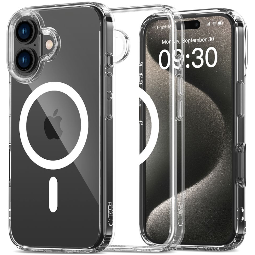 Tech-Protect FlexAir Hybrid (Apple iPhone 16), Smartphone Hülle, Transparent - Bild 2