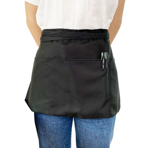 Tablier porte-outils de jardin multi-poches en polyester, 60 x 30 cm, ceinture ajustable