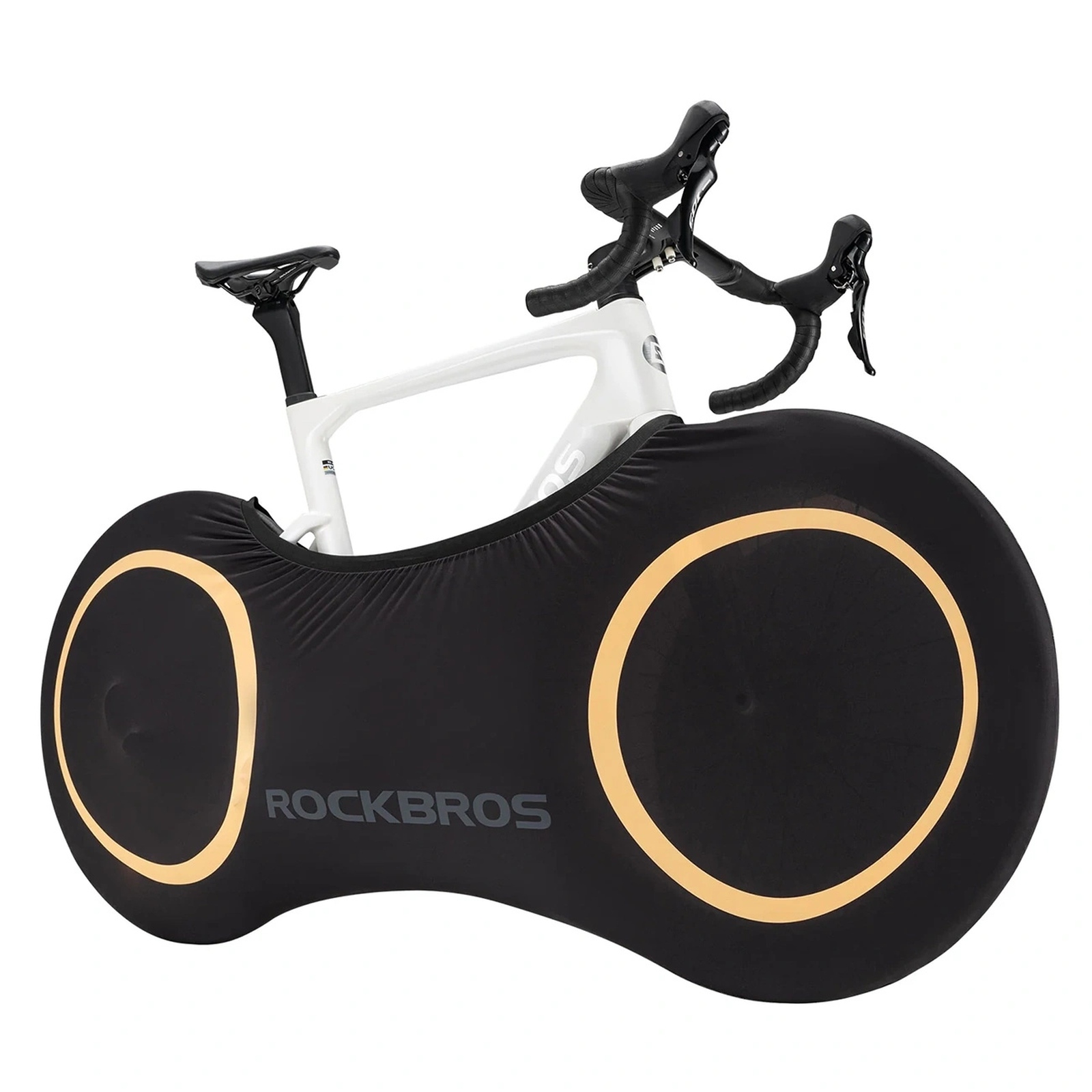 Rockbros D95 Elastic Cover Compatible with 26-29 Inch Gravel Mountain City Road Bikes 700C 71152 cm - Black - Image 3