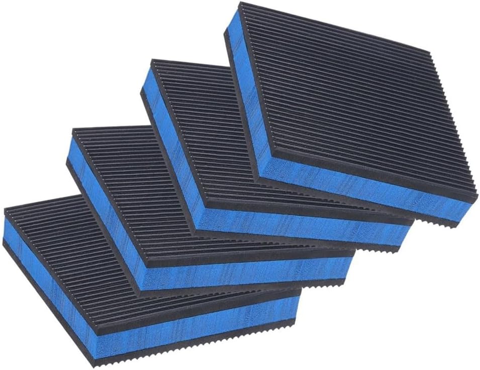 Patins anti-vibrations en caoutchouc industriel et mousse EVA, pour compresseur et lave-linge, noir, lot de 4