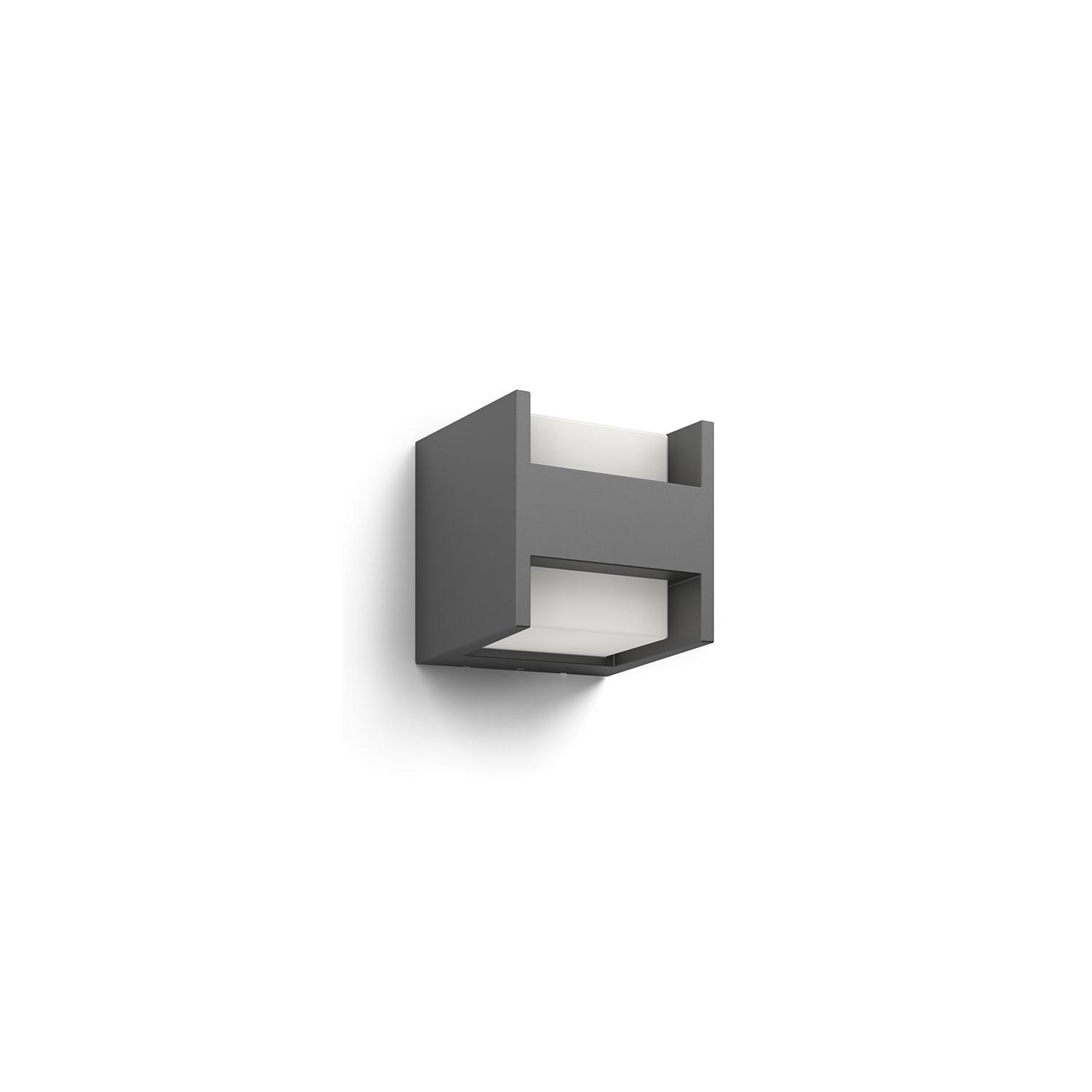 Philips Schwarz Wall Light - Arbour - Outdoor Lighting - Warm White Light - Narrow - Ip44 - Bild 6