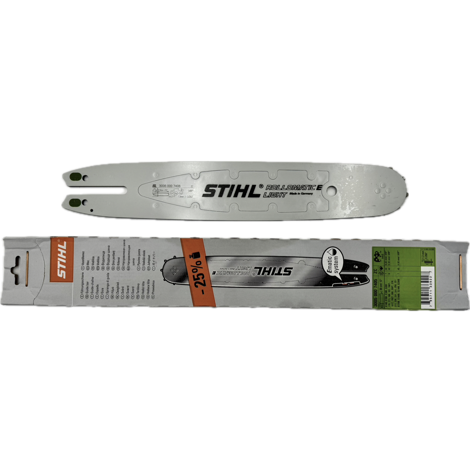 Guide-chaîne de tronçonneuse 30 cm, rainure 1,3 mm — photo de l’offre ManoMano