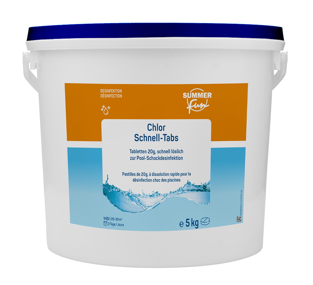 Summer Fun Weiß Chlortabletten "Chlor-Mini-Tabletten", 5 Kg, Wasserpflegemittel, 5 Kg - Image 2