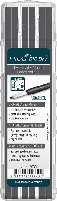 Pica Big Dry Ersatzminen-Set For All Inhalt: 12 Minen - Image 3