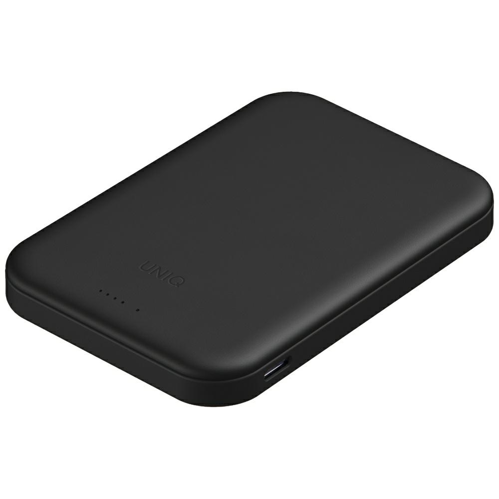Uniq Lyden Lexa Power Bank Magnetico Da 5000 Mah Con Pd, Usb-c E Magsafe, Colore Nero.