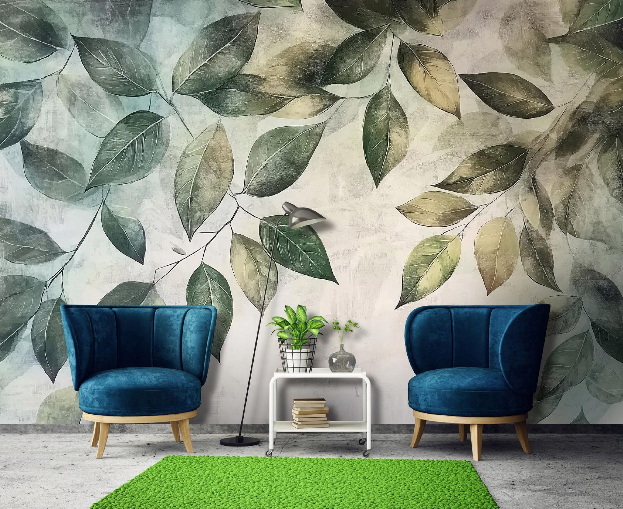 Wallarena Vlies Fototapete Blätter 400x280 Cm, Tapeten, Für Wohn Und Schlafzimmer, Vliestapete Wandtapete Tapete 3d Effekt- Inkl. Kleister - Tropisch