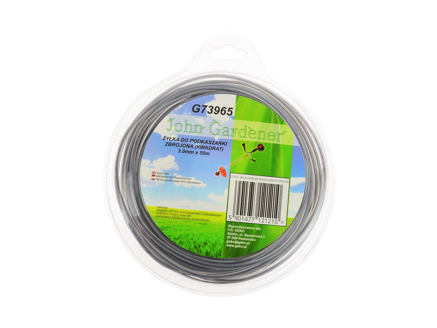 Import Verstärkte Trimmerleine (quadratisch) 3, 0 Mm X 50 M (20)