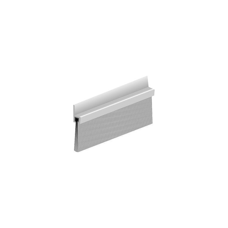 Guarnizione Inferiore Porta Ellen Ibs50 Alluminio Spazzola Regolabile 300 Cm