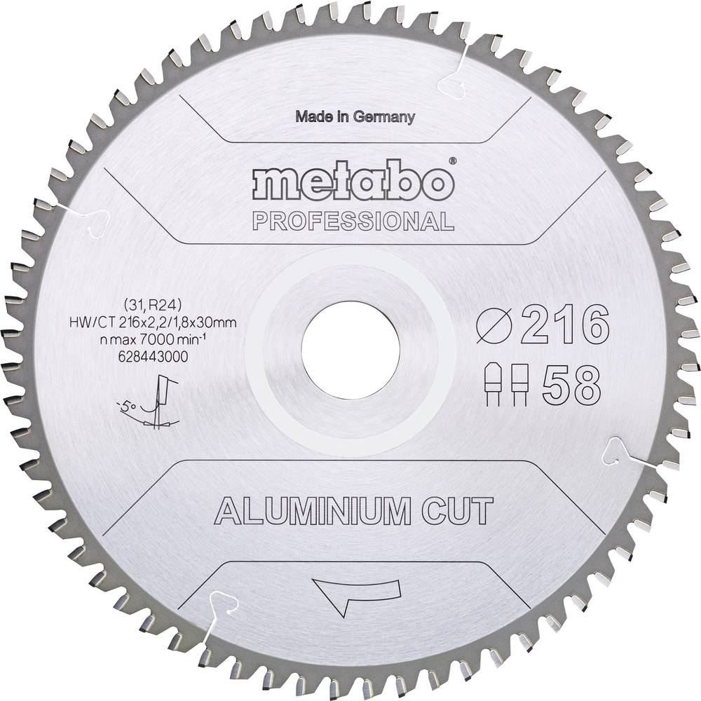 Aluminium cut professional lame de scie circulaire 160 x 20 x 1.2 mm nombre de dents: 48 1 pièce — photo de l’offre ManoMano