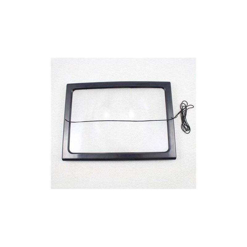 Loupe de lecture pleine page A4 à 3x, 4 LED, jambes pliables, 270 x 205 mm