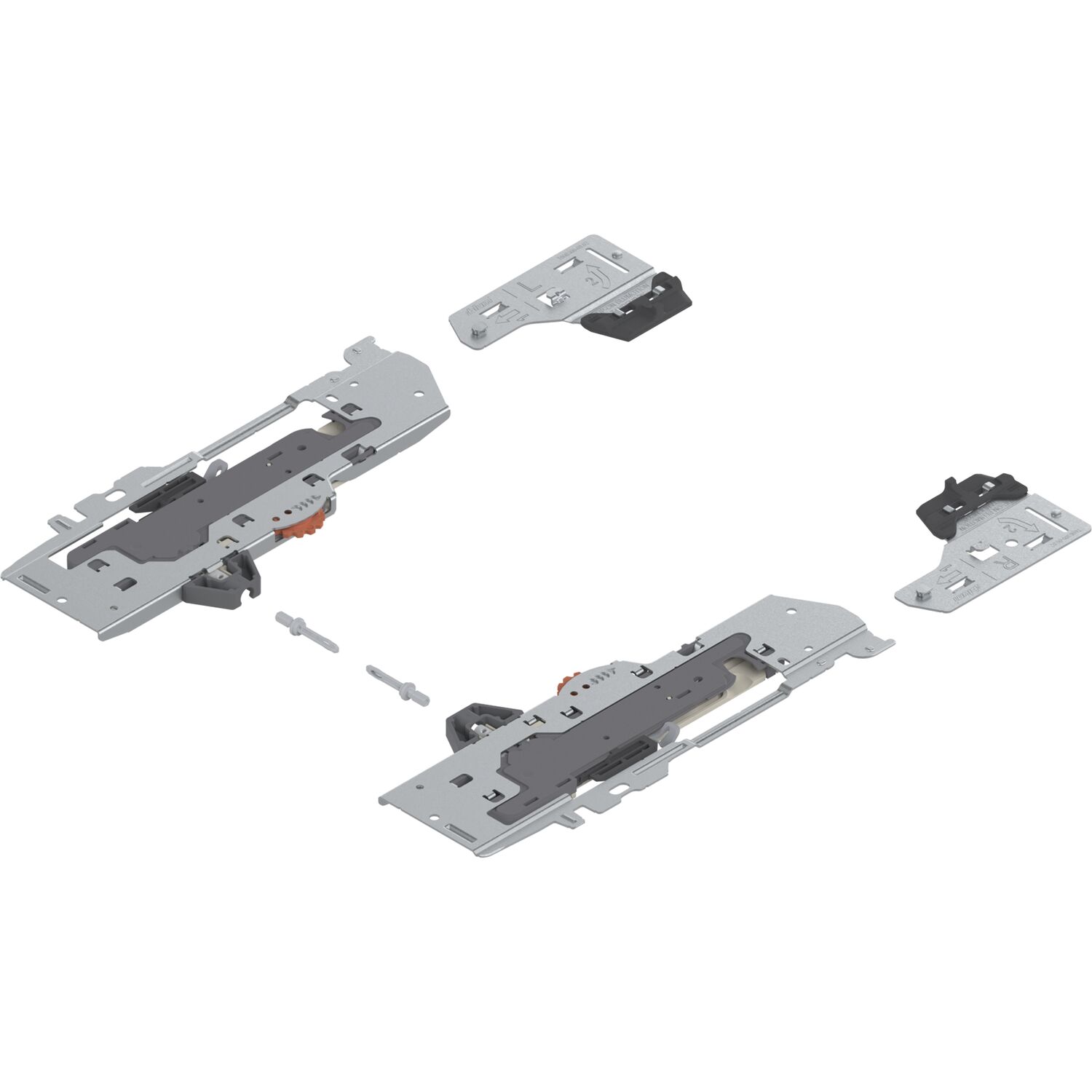 Blum Weiss Schubladenauszüge, Tip-On Otion Set Für Tandembox - Image 2