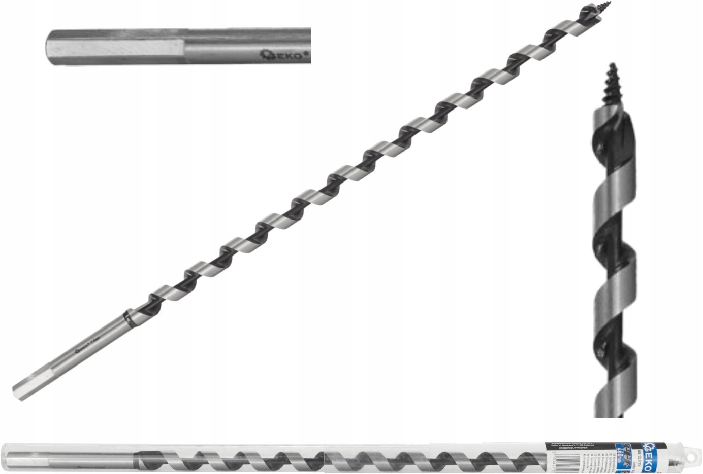 Import Spiralbohrer - Holzbohrer 14x460mm (25/50)