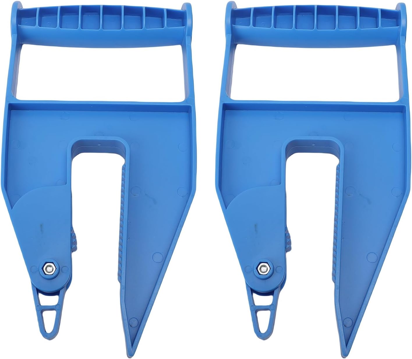 Outil de déplacement de tapis robuste, poignée ergonomique et dents en plastique, lot de 2