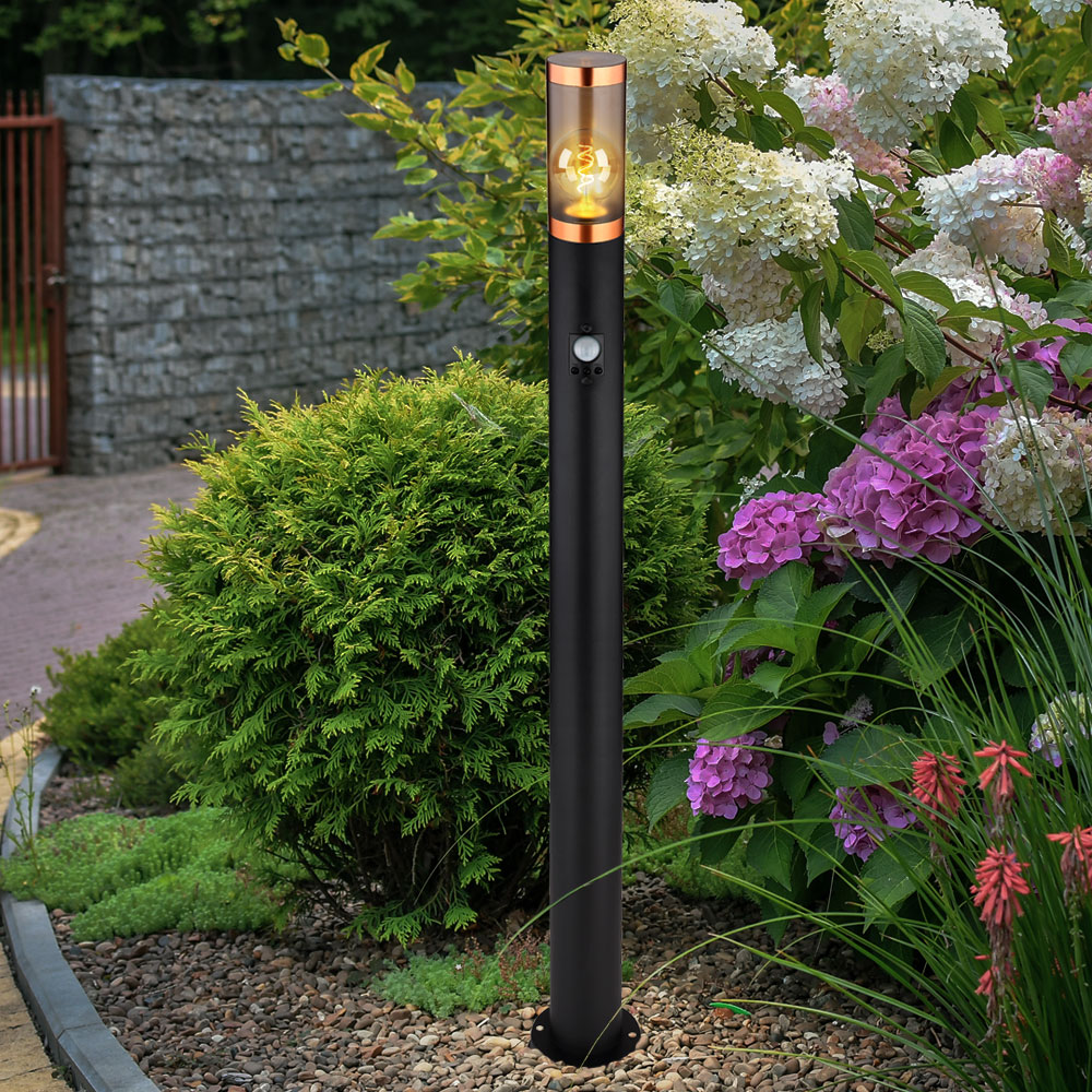 Lampadaire Éclairage Extérieur Lampadaire Fumée Cuivre Extérieur Avec