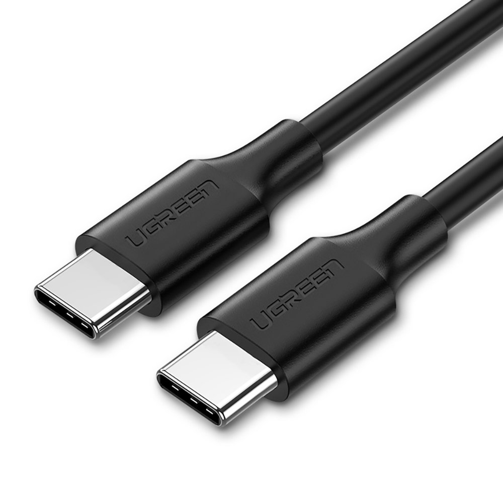 Ugreen Usb 2.0 Typ-C M-M Rundkabel Nickel Schwarz 1 M - Bild 4