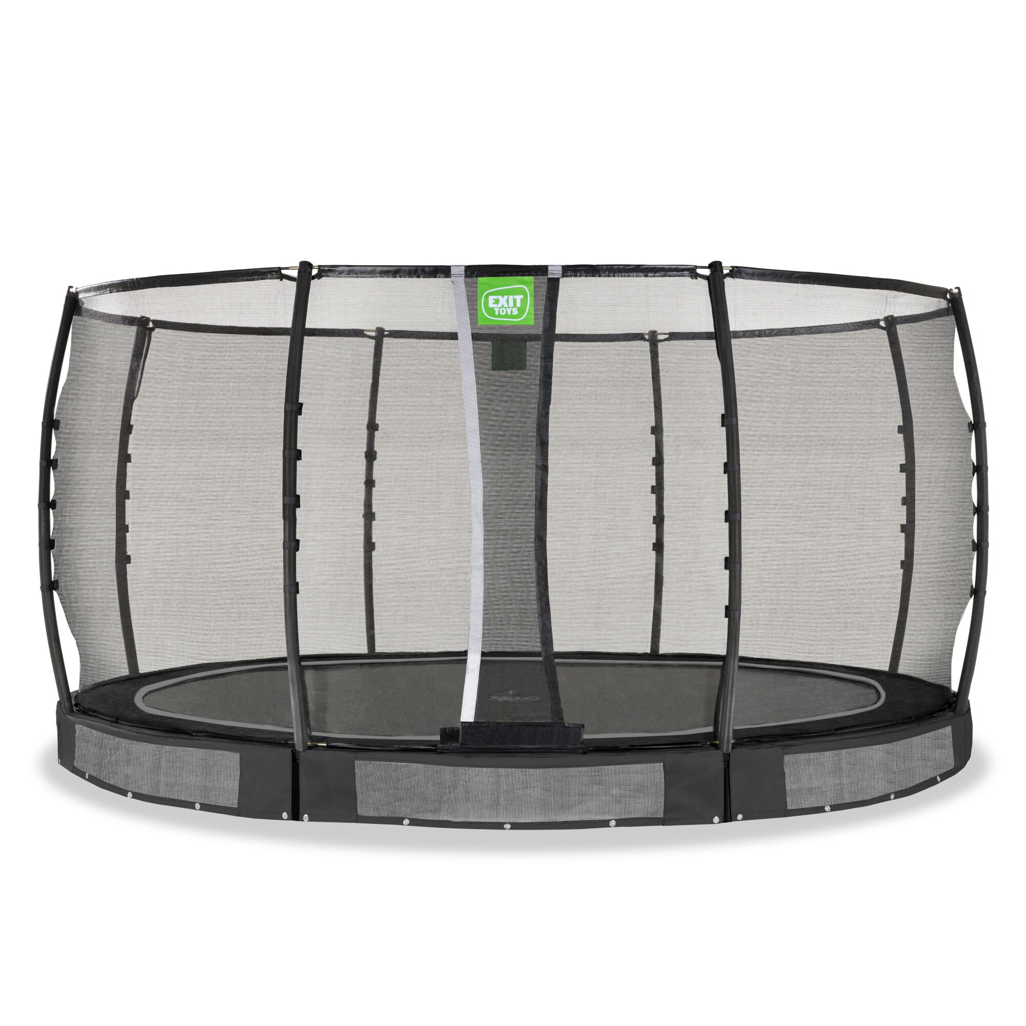 Exit Allure Premium Bodentrampolin mit Sicherheitsnetz Ø 427 cm schwarz - Bild 2