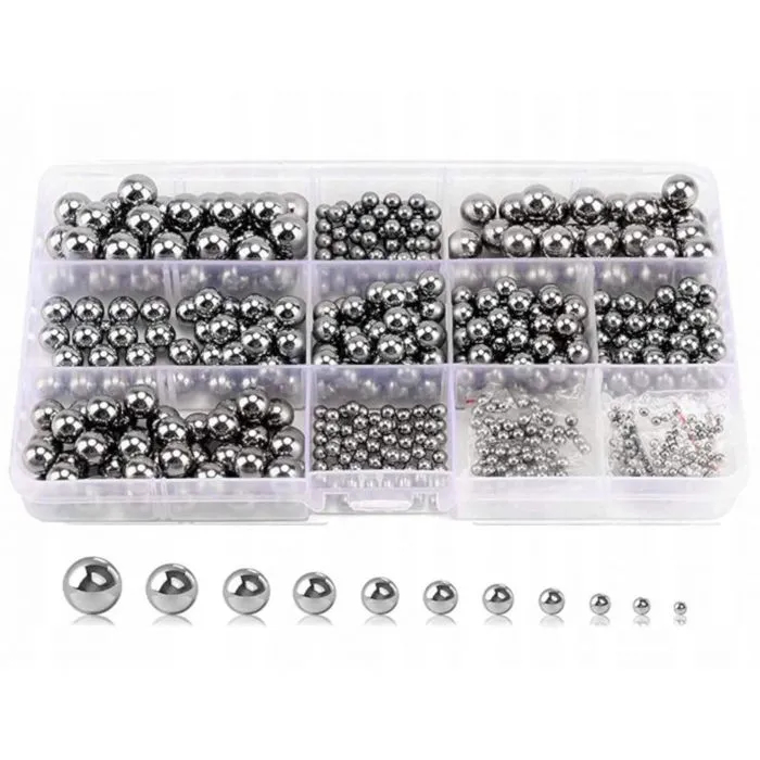 Import Stahlkugeln Geko G03605 470 Stück 11 Größen