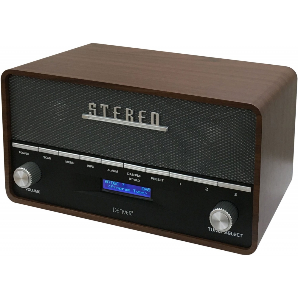 Denver DAB-36, Persönlich, Digital, DAB+, FM, PLL, 10 W, LCD, Blau - Bild 4
