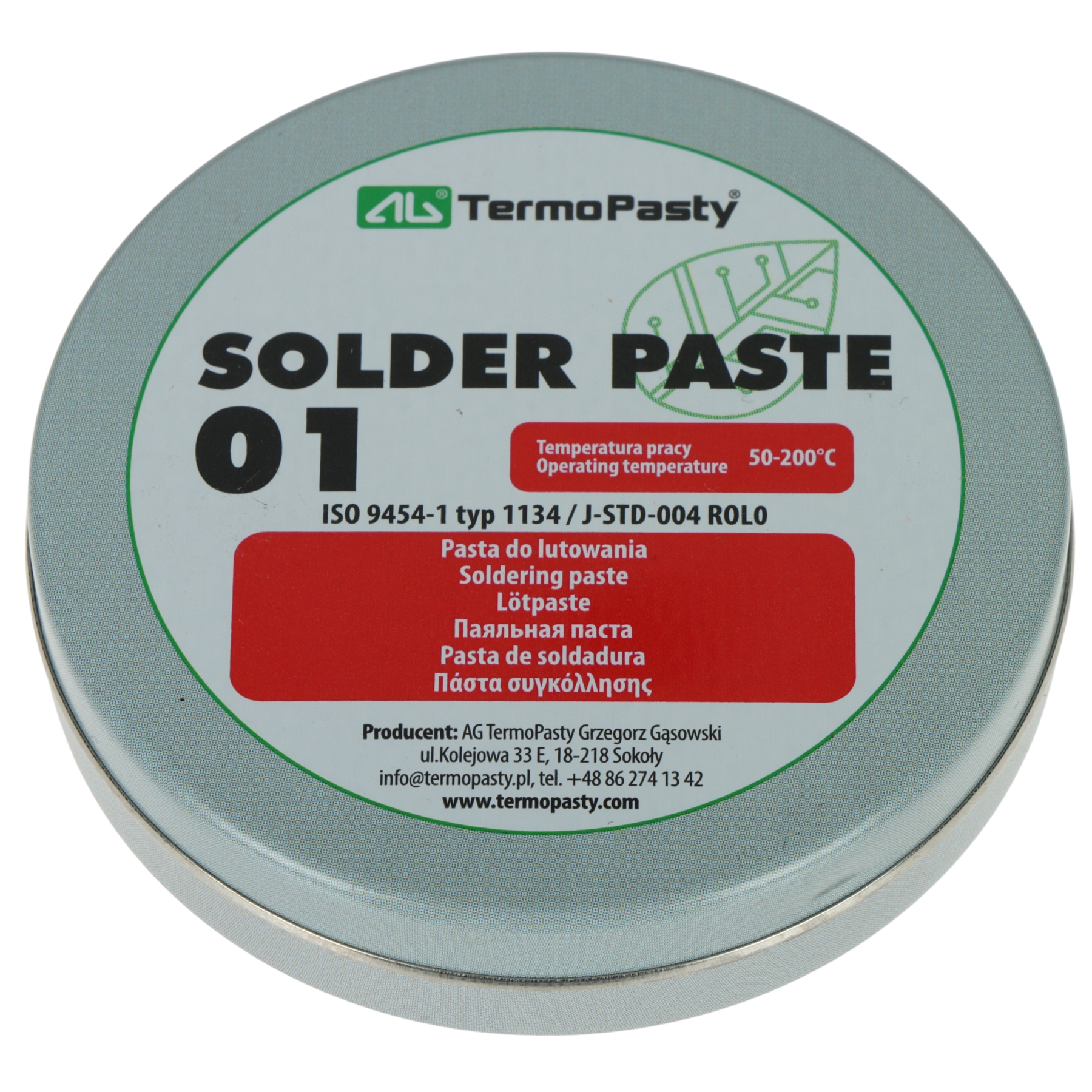 Tresice France Agt-037 Ag Thermopaastische Lötpaste