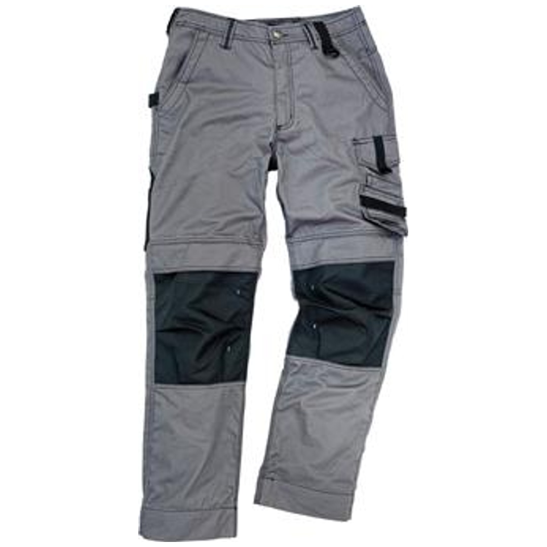 Excess Professional Workwear Herren Grau Excess Arbeitshose Champ, Gr. 48, /Schwarz