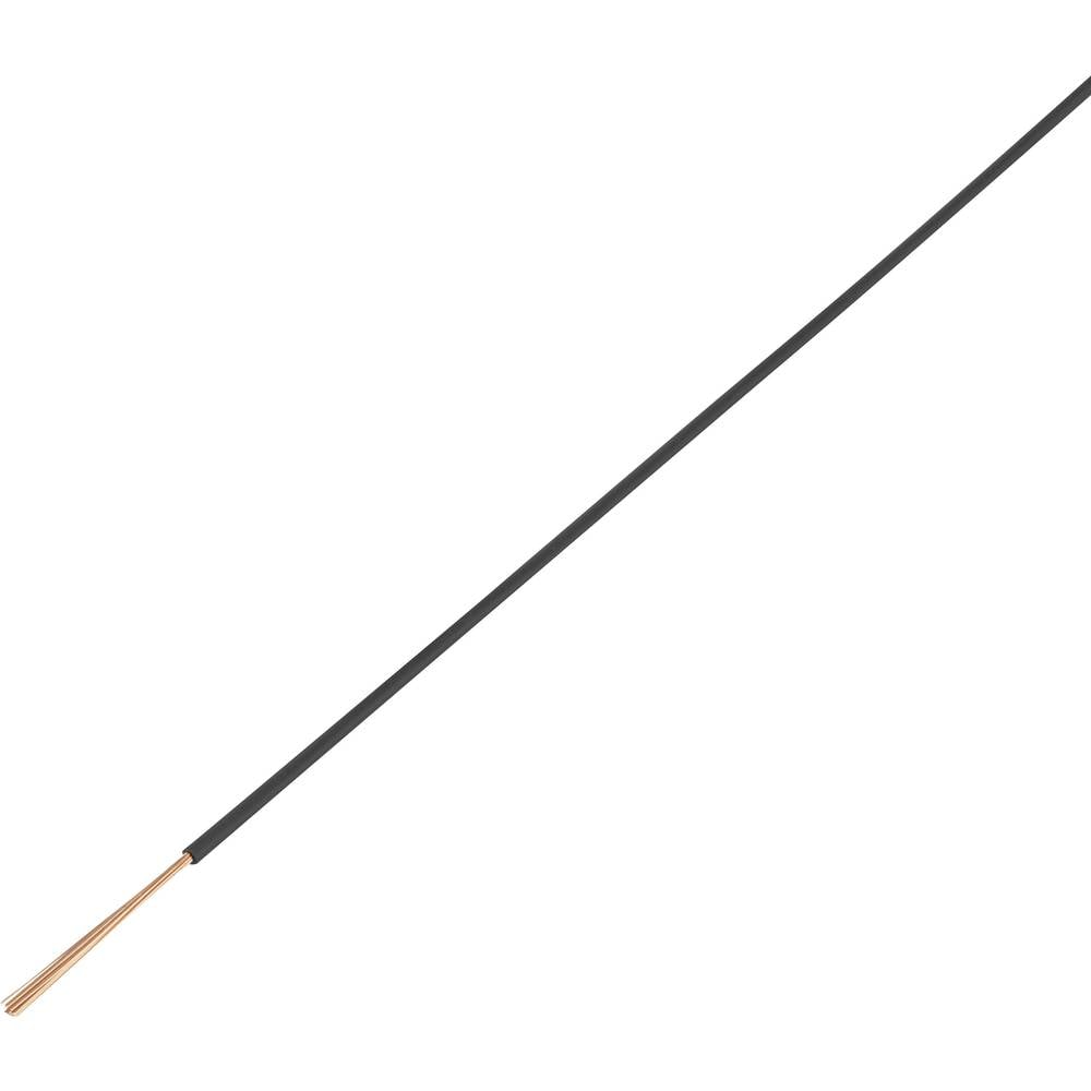 TruComponents 1564280 Automotive Wire FLRY-B 0.50mm² Black 50m