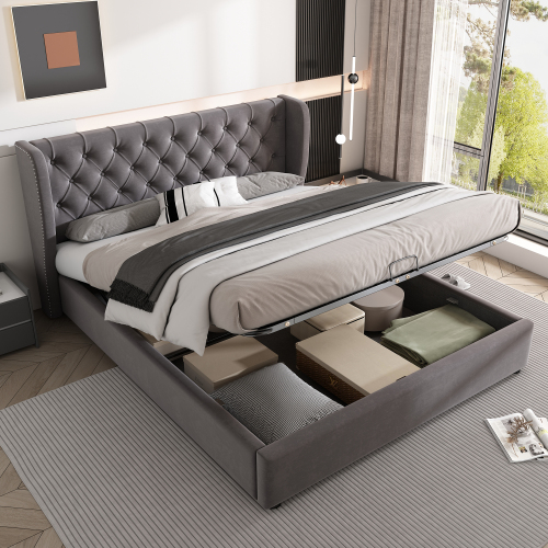 Wishdor - Lit Coffre 140x190 Cm