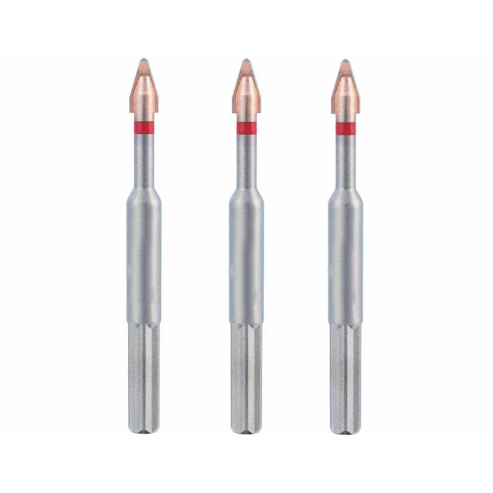 Lot de 3 forets carrelage porcelaine · Ø 8 mm — photo de l’offre ManoMano