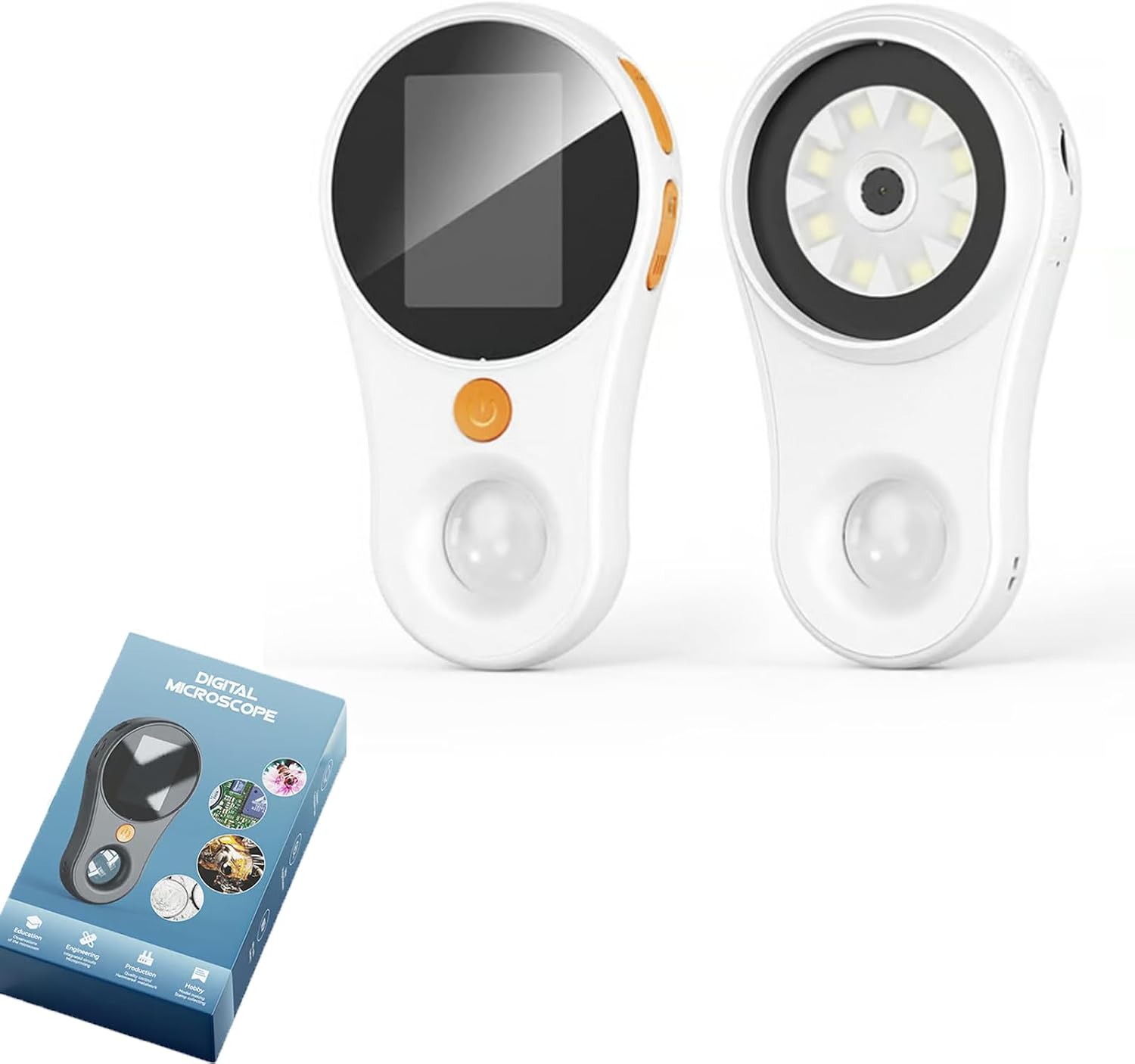 Loupe portable AQUAFORGE avec écran LCD 5 cm, grossissement 500x, caméra 2 MP, connexion PC
