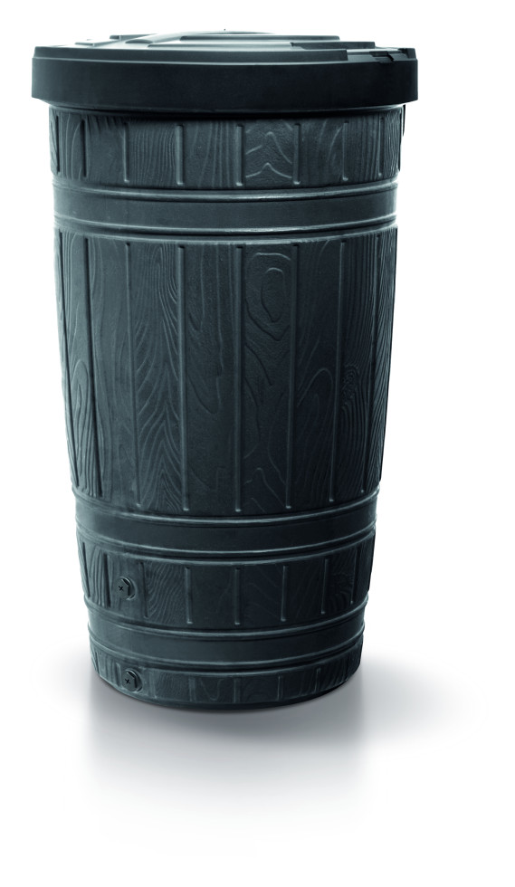 Prosperplast Woodcan 265l Regenwassertank De, Abmessungen (mm) 648x648x1128, Farbe Schwarz