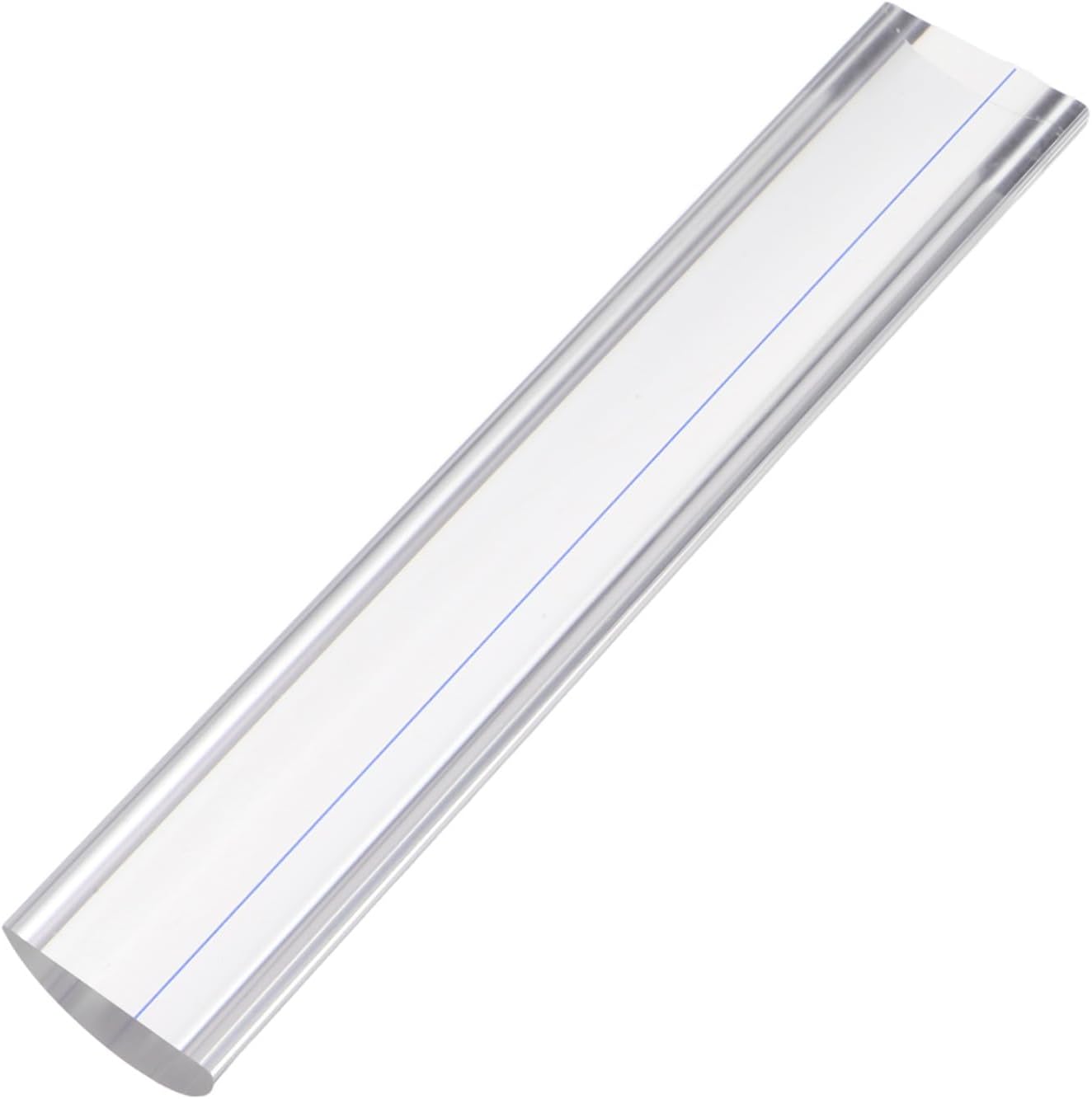 Règle loupe de lecture en acrylique transparent, repères de mesure, format compact, marque-page